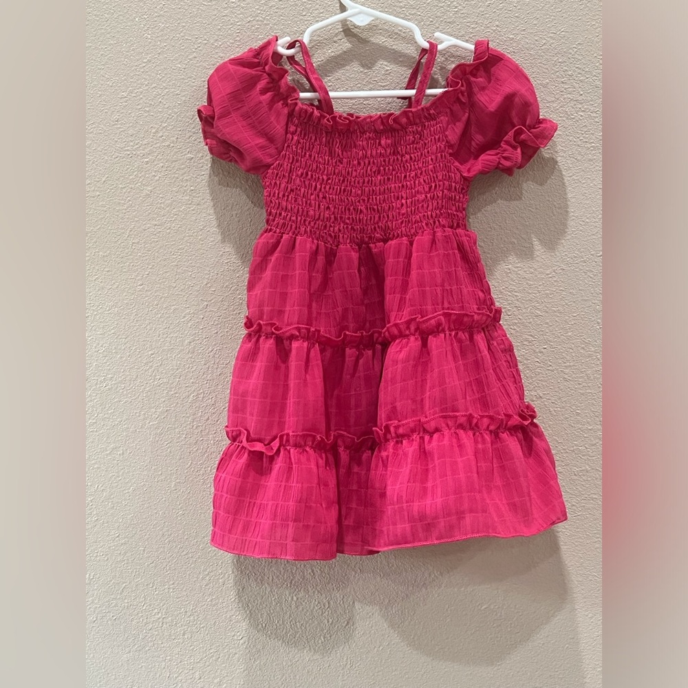 Girls dress summer pink